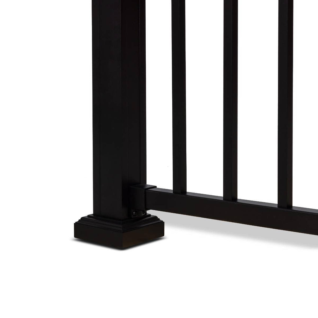 Black 6-Ft x 36-in Aluminum Deck Railing Kit H546