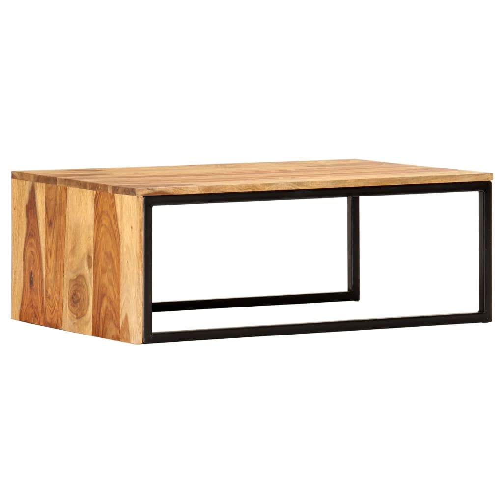 2 pcs Solid Sheesham Wood Nesting Tables Z900635