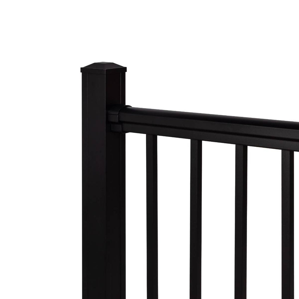 Black 6-Ft x 36-in Aluminum Deck Railing Kit H546