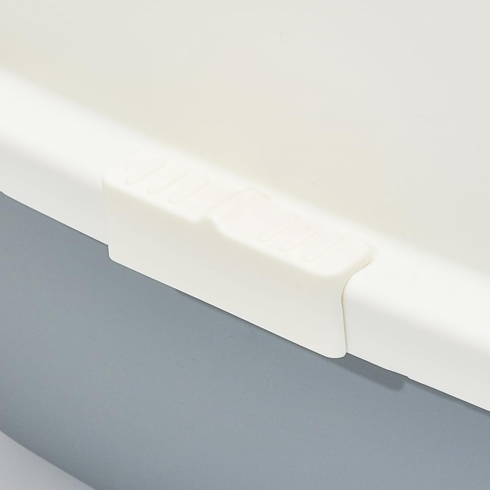 Flip-Top Jumbo Cat Litter Box with Scoop D1608
