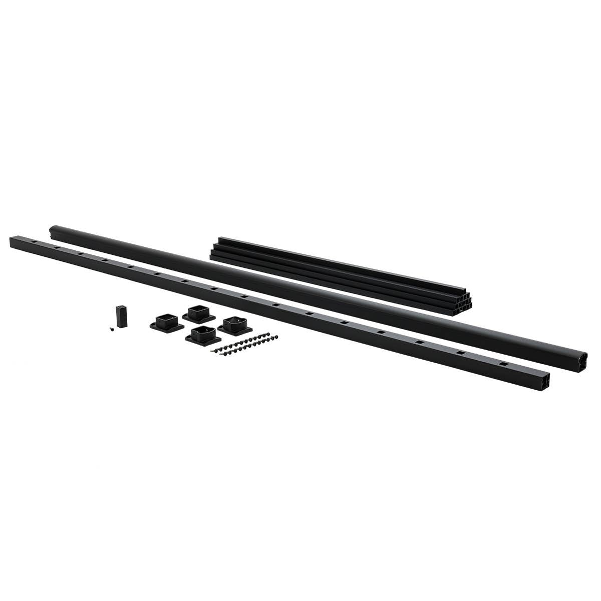Black 6-Ft x 36-in Aluminum Deck Railing Kit H546
