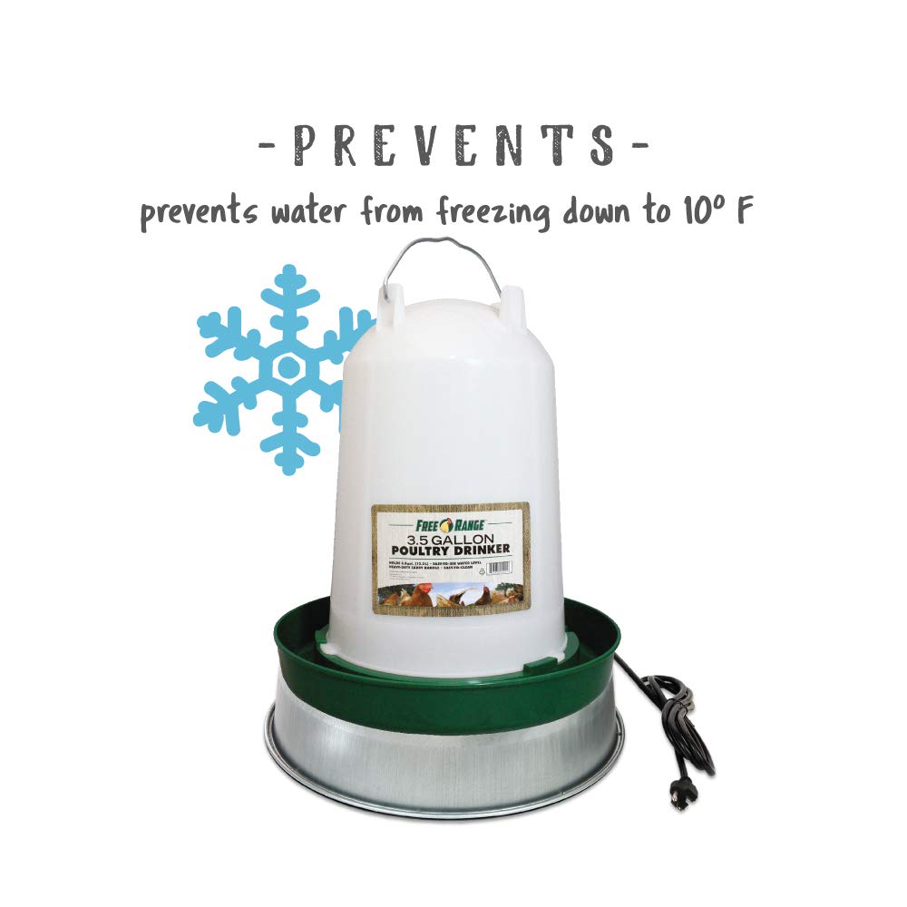 Heated Poultry Drinker Base A398362