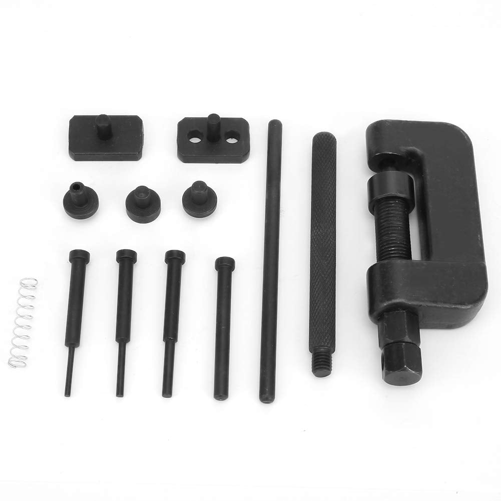13PC Motorcycle Chain Breaker Rivet Tool Set with Carrying Case T825677