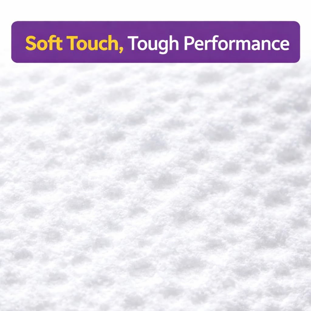 Cloth Paper Towels, 8 Triple Rolls Z4413