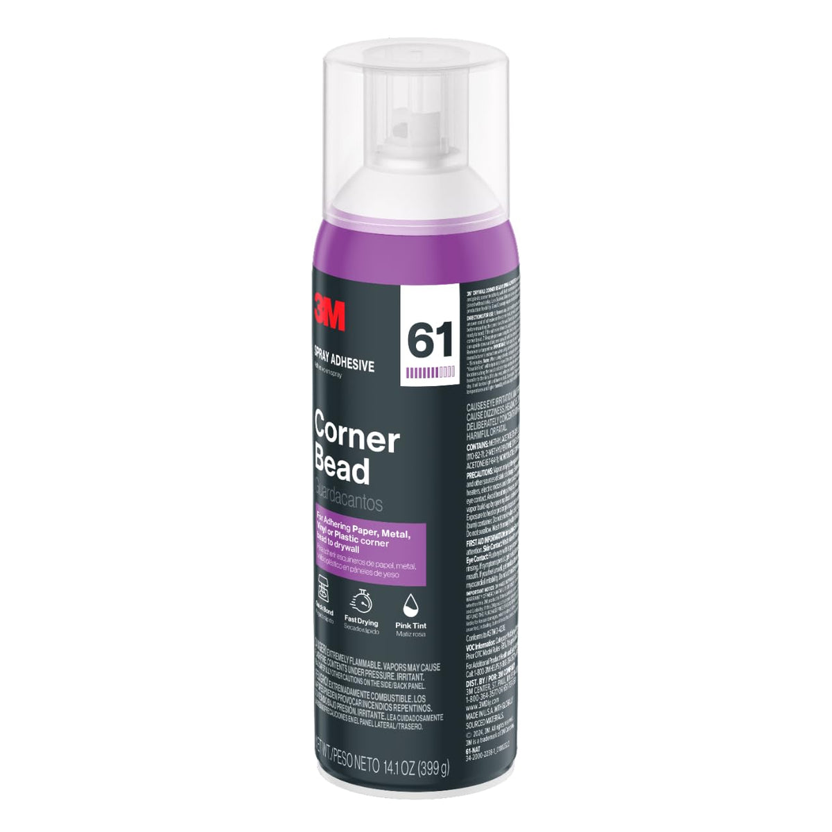 Spray Adhesive 14.1 oz. Pack of 6 Low VOC Quick Bond Fast Drying J2226