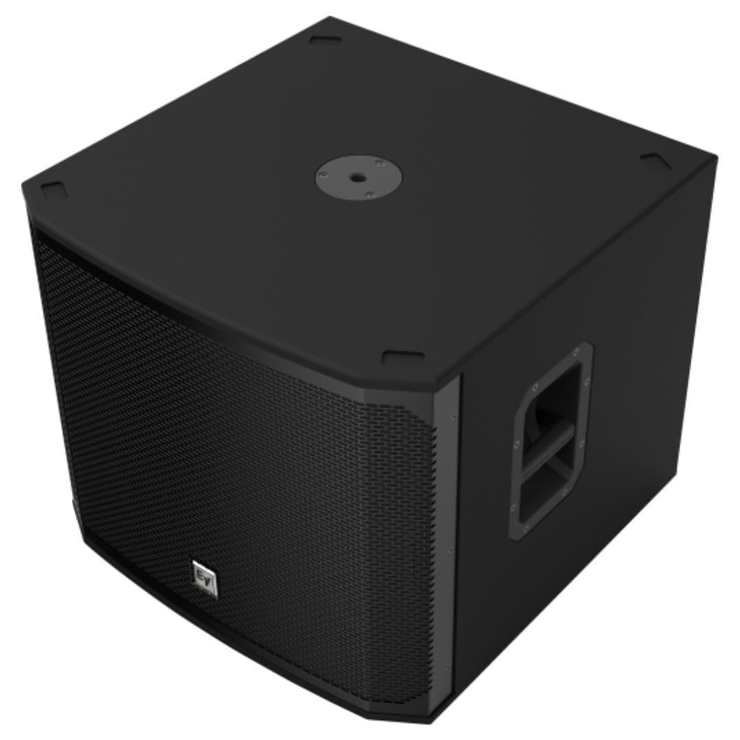 Black 1300W Powered Subwoofer L521