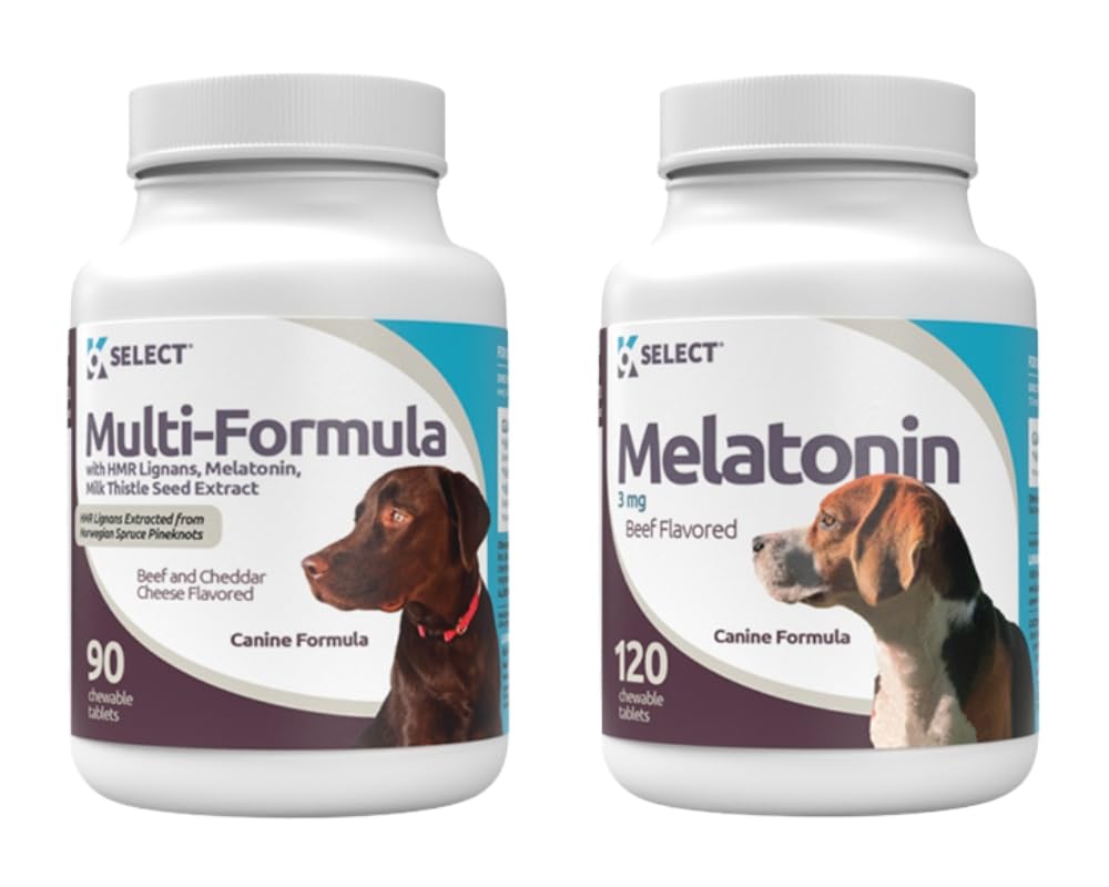 Beef Flavored Multivitamin & Melatonin Tablets for Dogs M832526