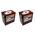 6V Deep Cycling VRLA AGM Batteries, Maroon, Pack of 4 T149712