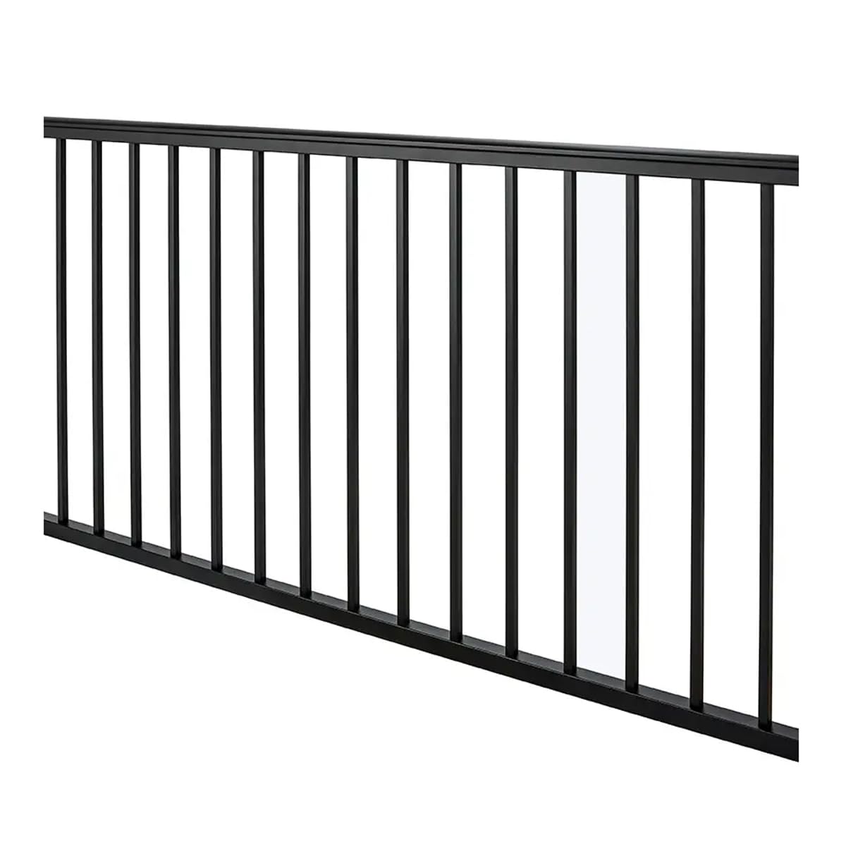 Black 6-Ft x 36-in Aluminum Deck Railing Kit H546