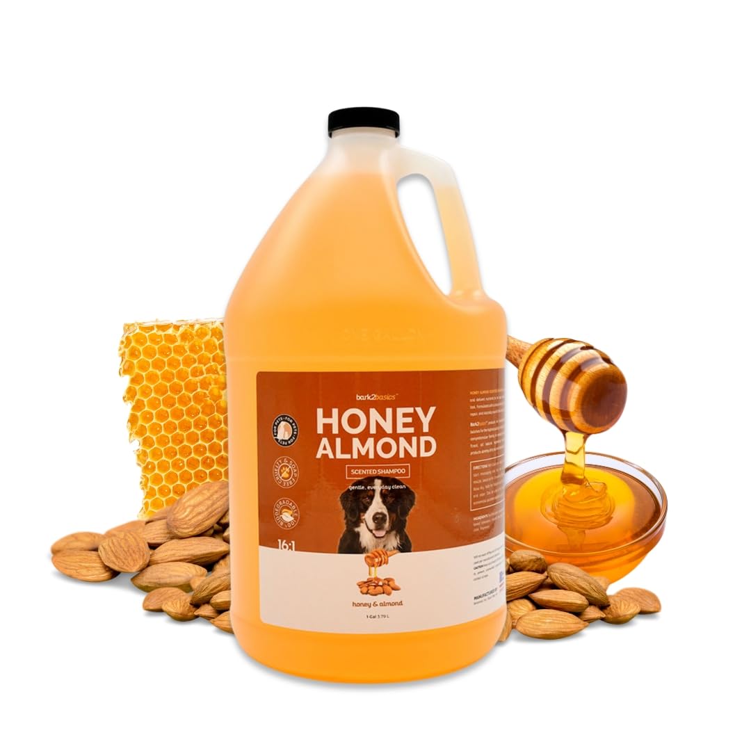 Honey & Almond Dog Shampoo, 1 Gallon N901749