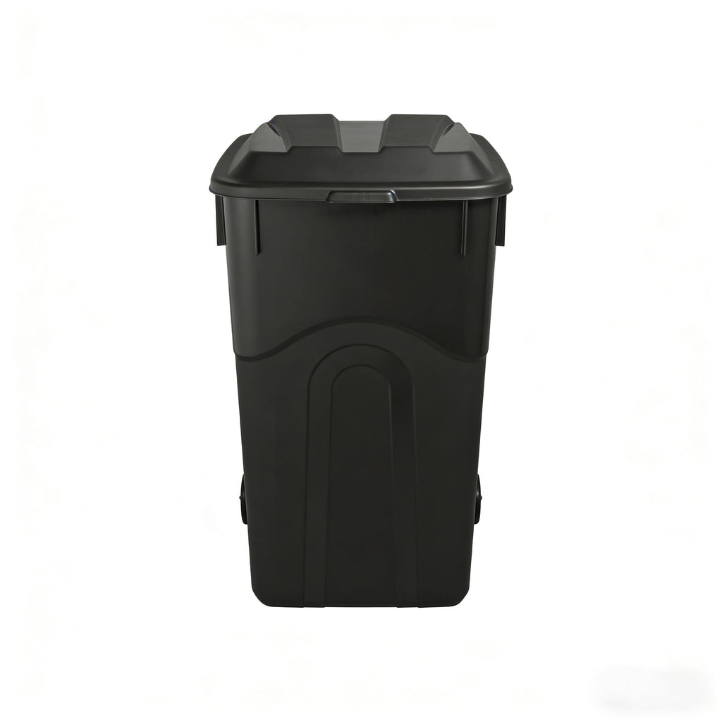 45 Gallon Wheeled Trash Can with Attached Lid M302577