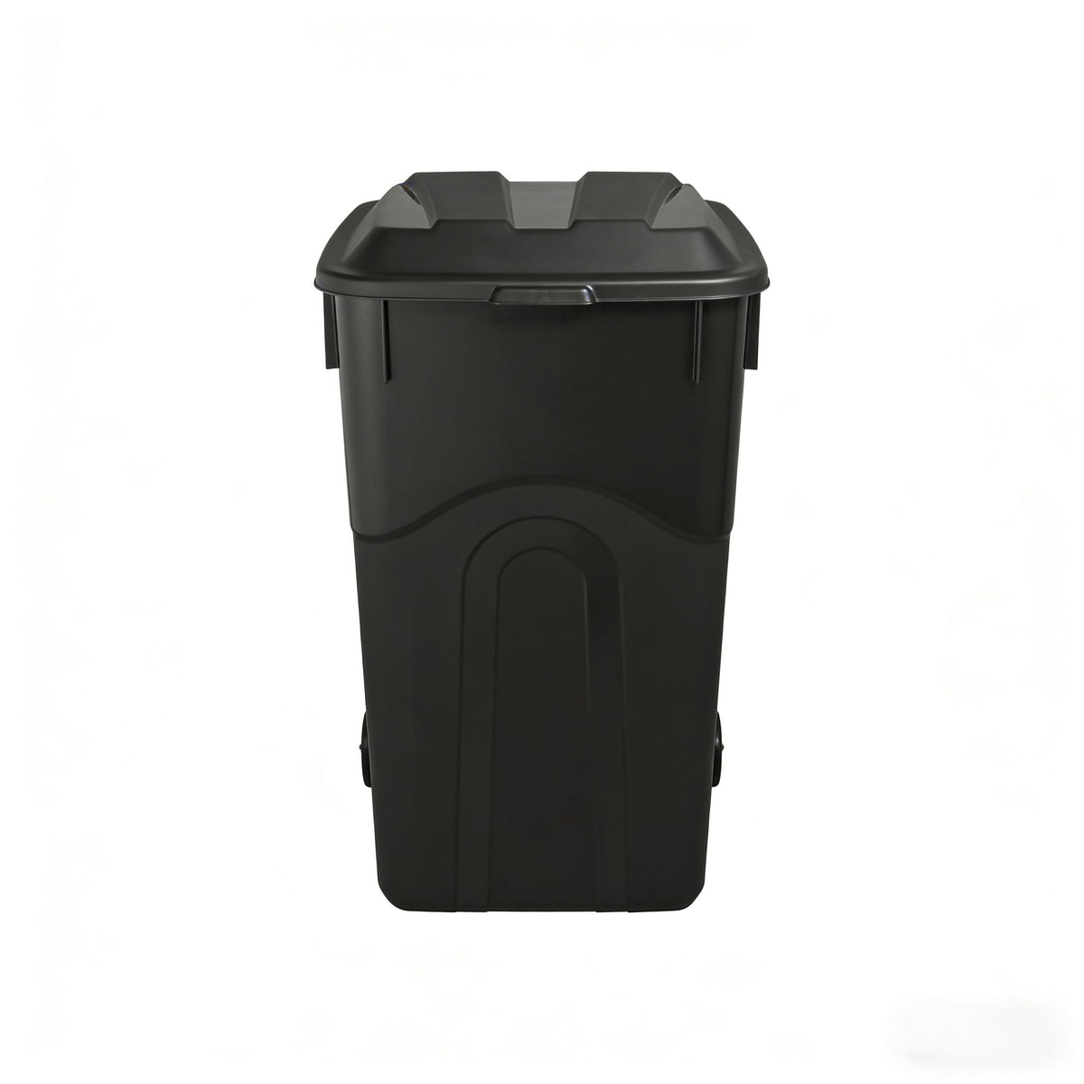 45 Gallon Wheeled Trash Can with Attached Lid M302577