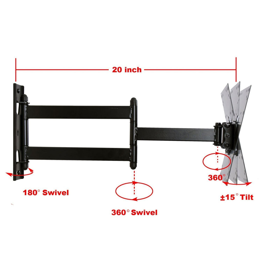 Single Stud Swing Arm TV Wall Mount W560
