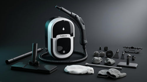 2-in-1 Steam Cleaner & Steam Mop with 1.6L Tank, 15s Heat Up, 16-Piece Kit Q250250