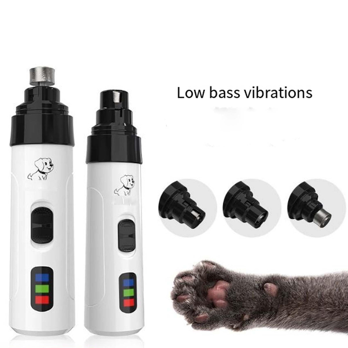 Electric Dog Nail Trimmer with LED Light Q934964
