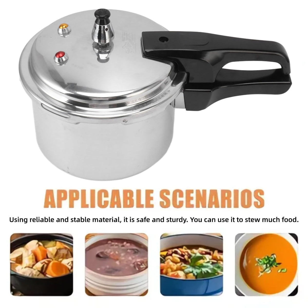 3L Stainless Steel Pressure Cooker M13615