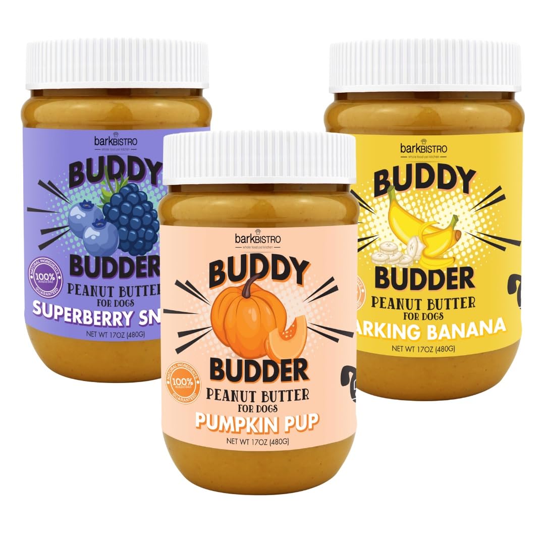 100% Natural Dog Peanut Butter Set of 3 B71694