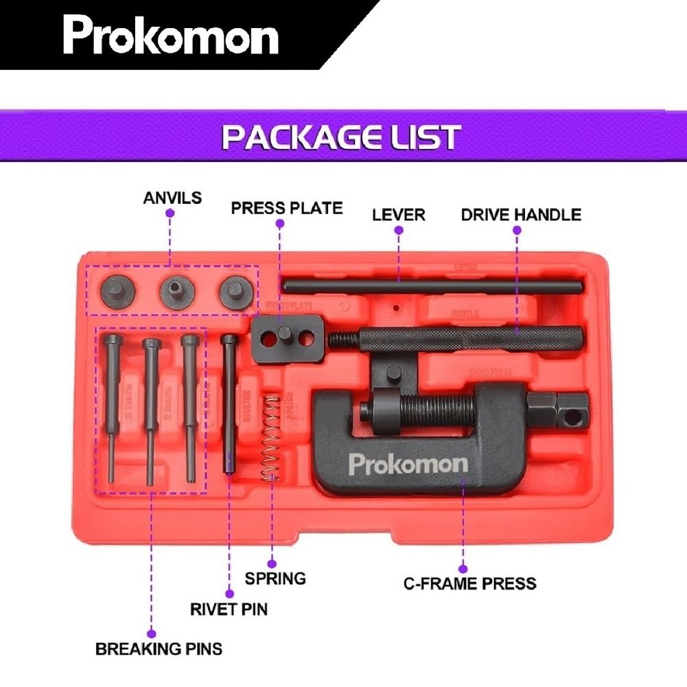 13 Pieces Chain Breaker Tool Kit N35721