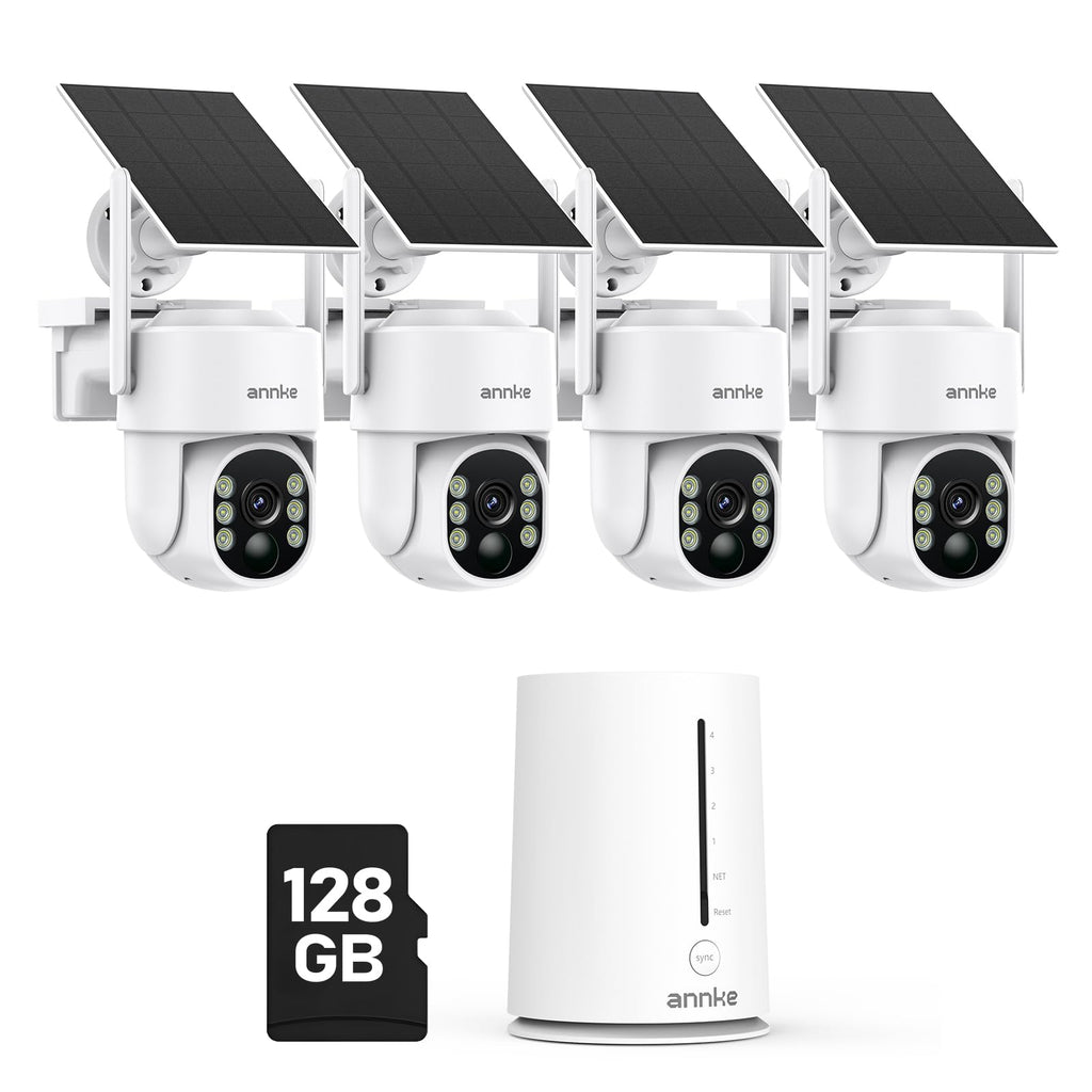 4MP Solar Security Cameras Wireless Outdoor H918103