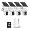 4MP Solar Security Cameras Wireless Outdoor H918103