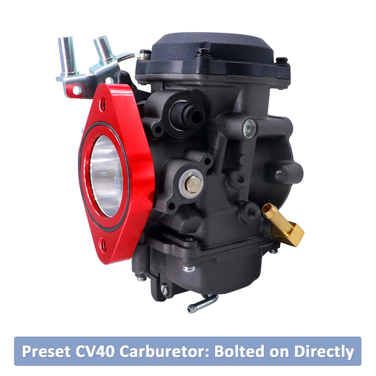 CV40 Carburetor & Intake Manifold Red N38865