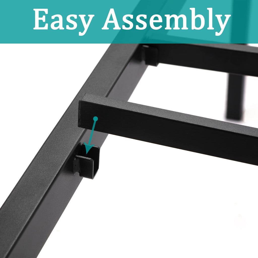 Queen Size 14 Inch Heavy Duty Metal Platform Bed Frame B42406