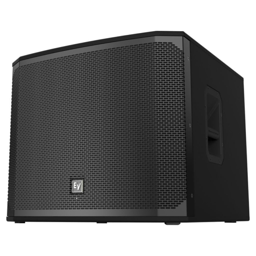 Black 1300W Powered Subwoofer L521