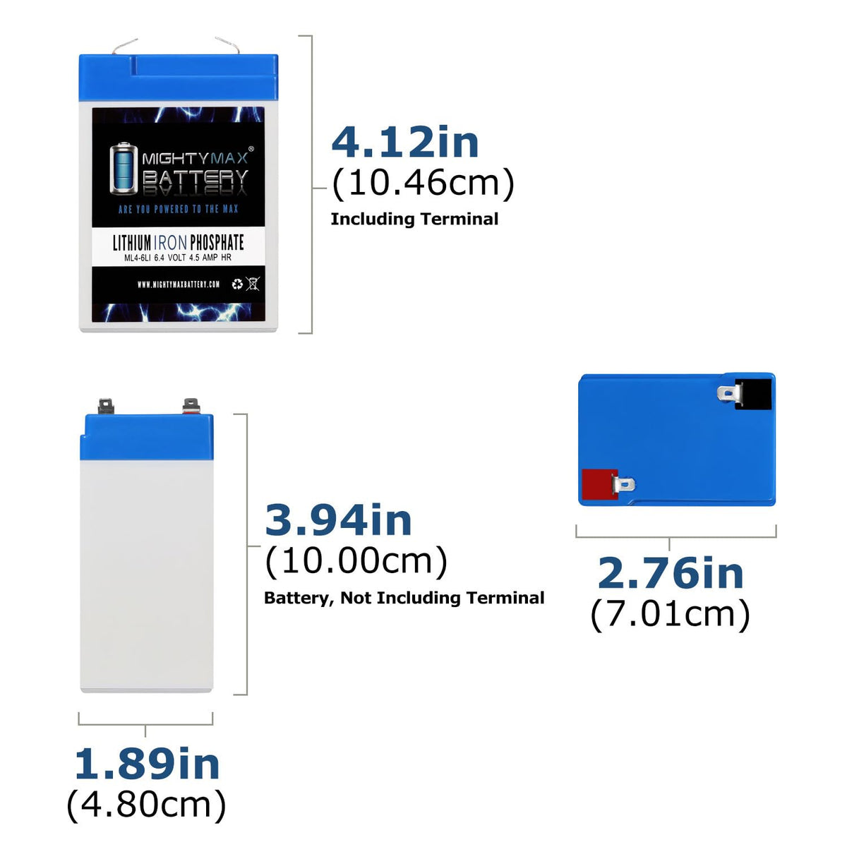 6V 4.5AH Lithium Replacement Battery V5567