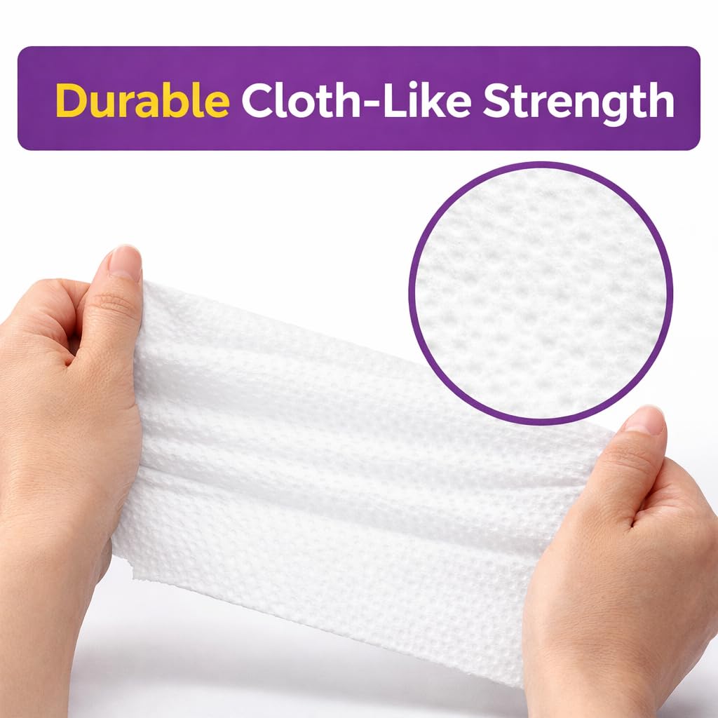 Cloth Paper Towels, 8 Triple Rolls Z4413