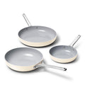 Non-Stick Ceramic Coated Fry Pan Trio, 8", 10.5", & 12" D208