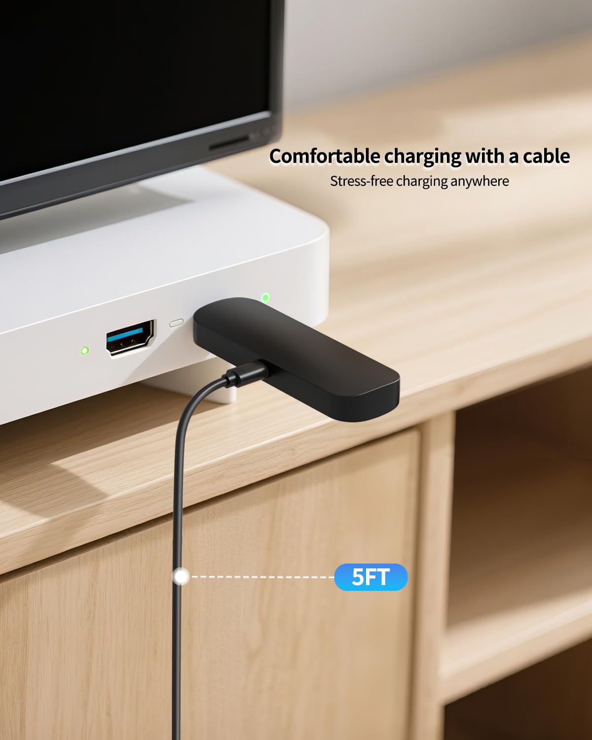 Black 5FT USB-C Replacement Charger Cable P6977