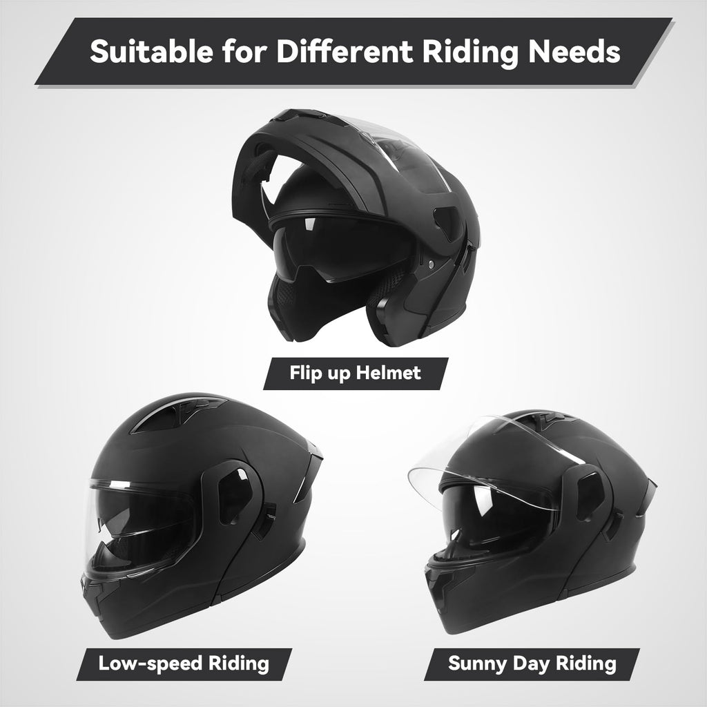 Modular Flip up Motorcycle Helmets DOT Approved J8448