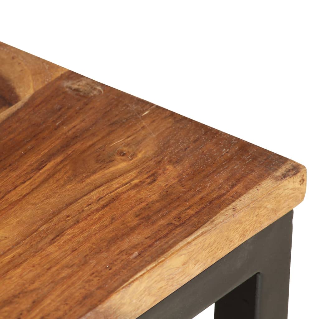 2 pcs Solid Sheesham Wood Nesting Tables Z900635