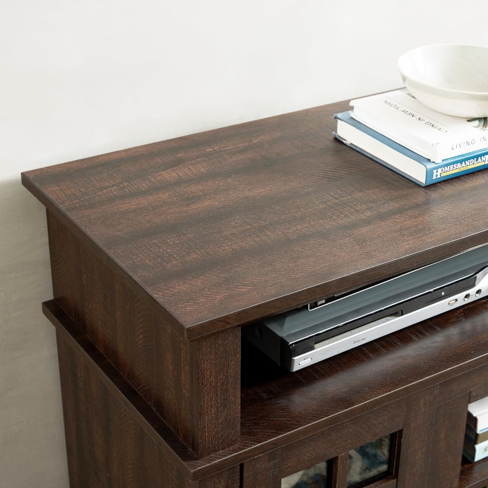 Espresso TV Stand with Storage T74939