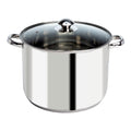 Stainless Steel 8-Quart Stock Pot with Glass Lid Z77823