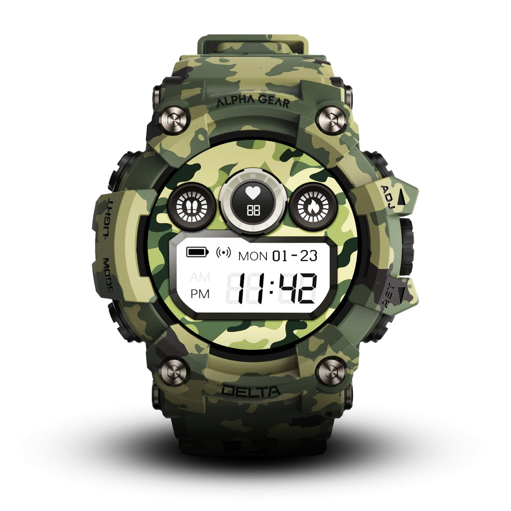 Camo Green Rugged Smartwatch Z833658
