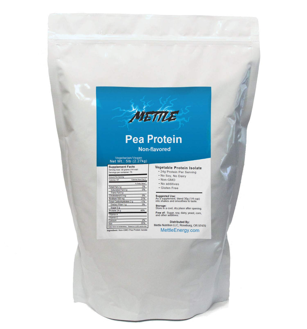 Unflavored Pea Protein Powder 5 Pound O39359