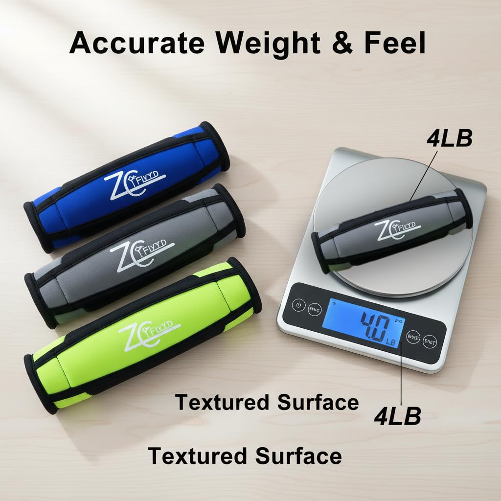 Soft Hand Weights with Hand Straps I47004