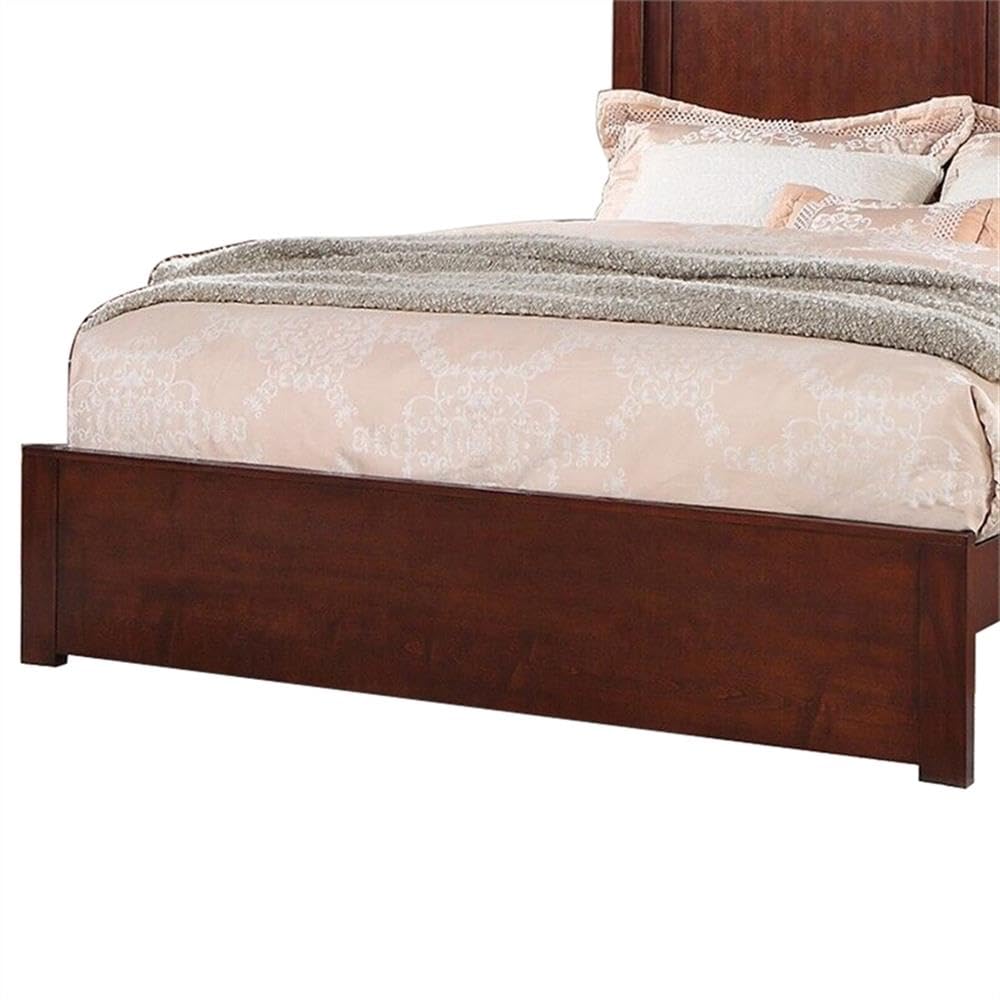 California King Solid Wood Platform Bed with Storage Drawers D833732
