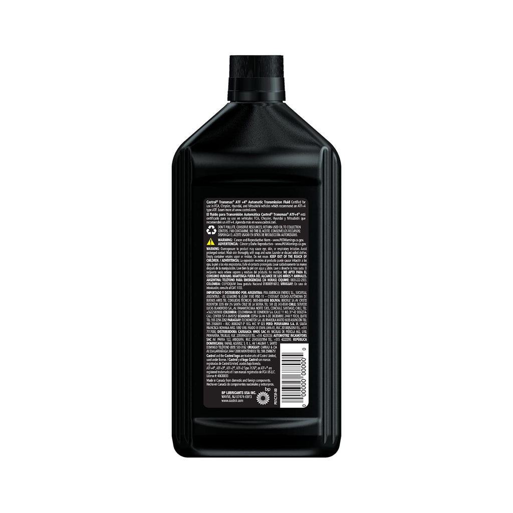 Transmax ATF+4 Automatic Transmission Fluid, 1 Quart, Pack of 6 T5360