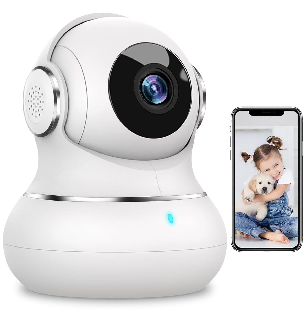 2K Indoor Security Camera with Night Vision N4553
