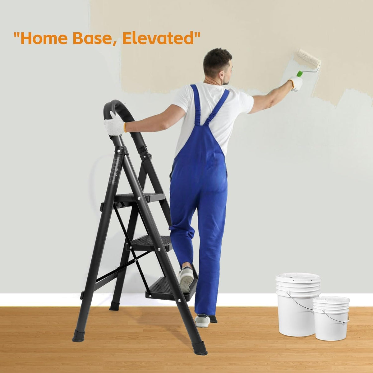 Lightweight Folding 3 Step Ladder R75930