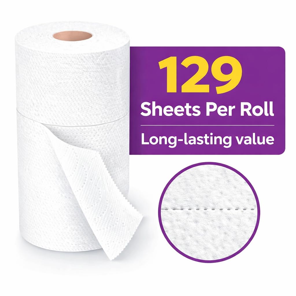 Cloth Paper Towels, 8 Triple Rolls Z4413