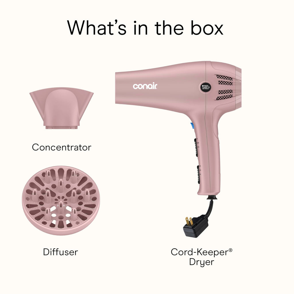 1875W Hair Dryer with Diffuser & Concentrator L235