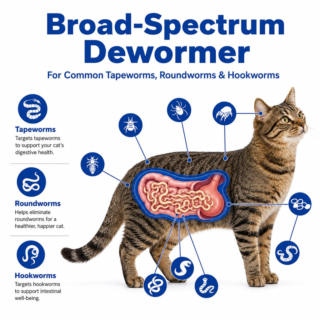 Cat and Kitten Dewormer 100 Tablets Y2511