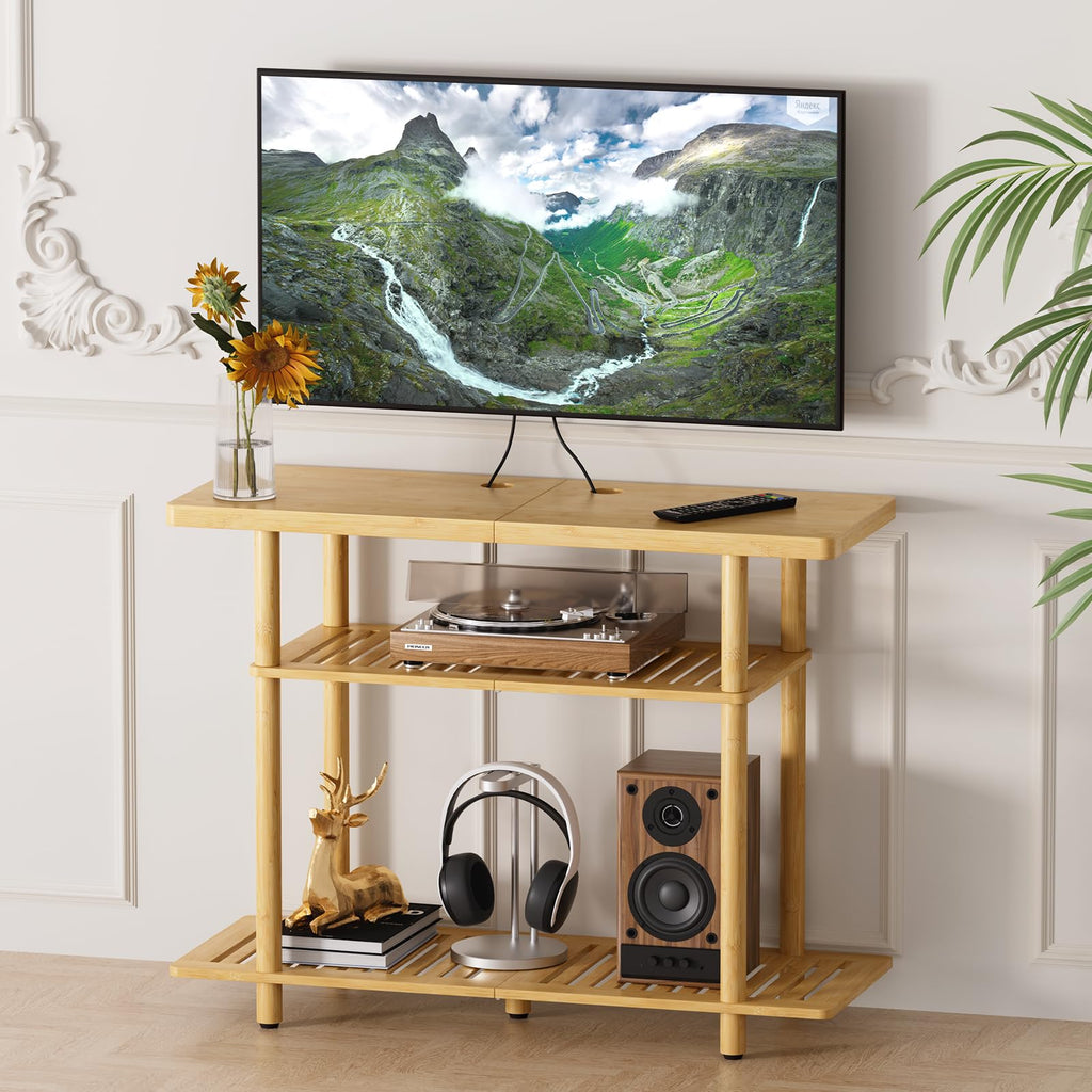 Bamboo 3-Tier TV Stand for up to 32 Inch O80404