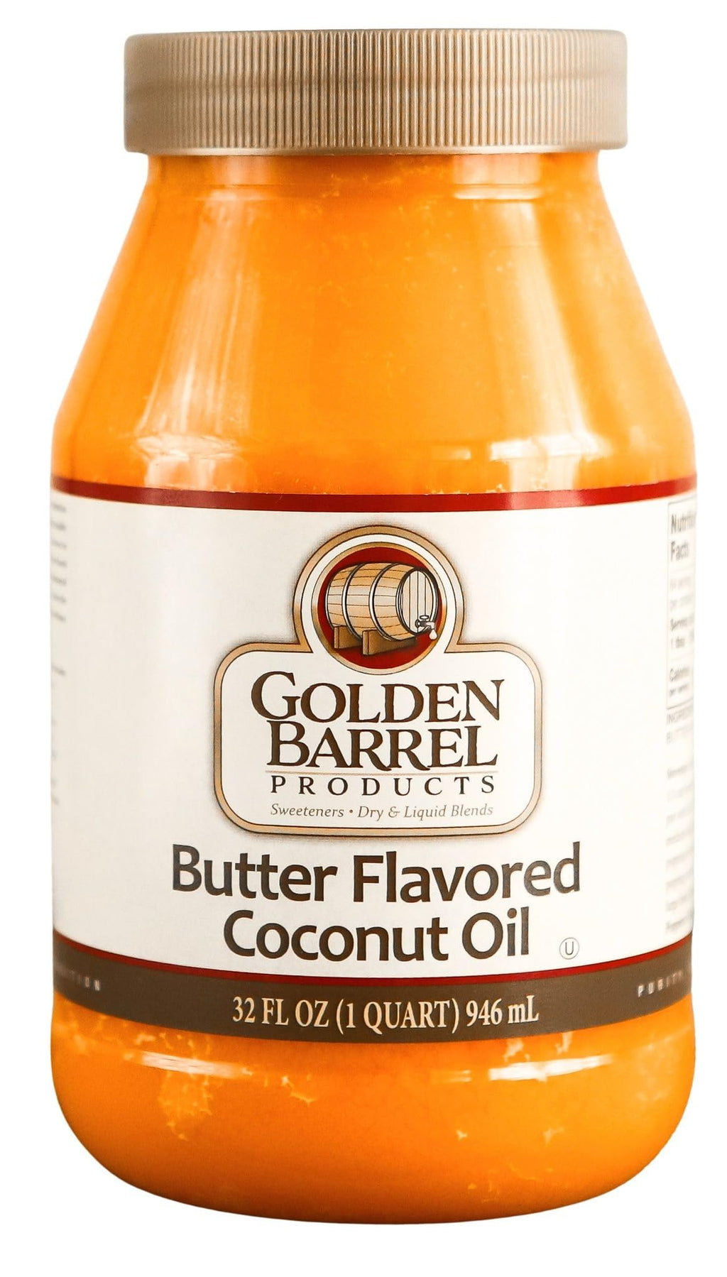 Butter Flavored Coconut Oil, 32 oz I94402