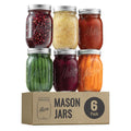 16 Oz 6 Pack Regular Mouth Mason Jars R28203