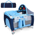 4-in-1 Portable Baby Playard with Bassinet and Changing Table S1708