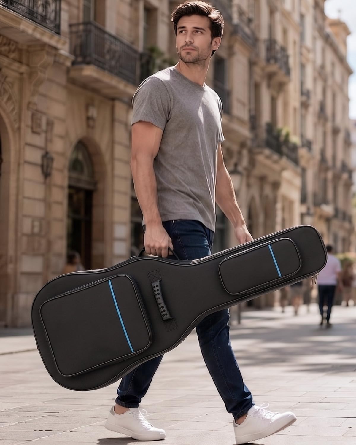 37/38/39 Inch Waterproof Cloth Electric Guitar Bag Y2490